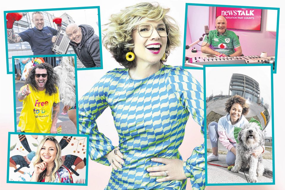 Clockwise from left: Anna Daly, Arthur Gourounlian, PJ Gallagher and Jim McCabe, Sonya Lennon, Henry McKean and Emer O’Neill